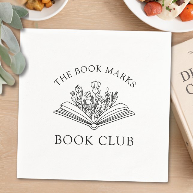 Book Club Name Personalized Party Napkin (Creator Uploaded)