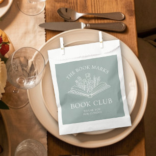 Book Club Name Personalized Thank You Favour Bags