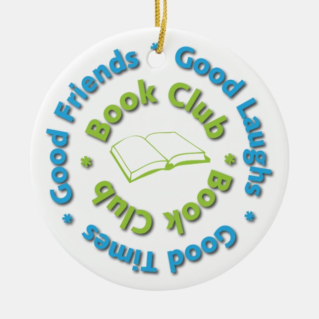 Book Club Ornament (Front)