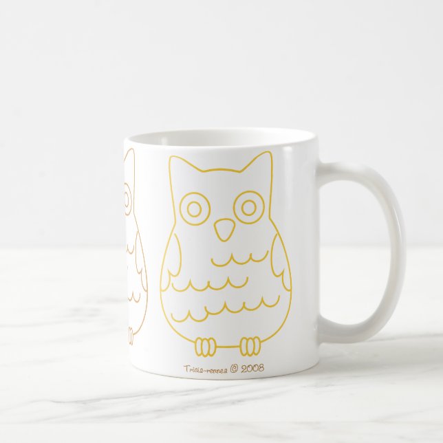 Book Club Owls Coffee Mug (Right)