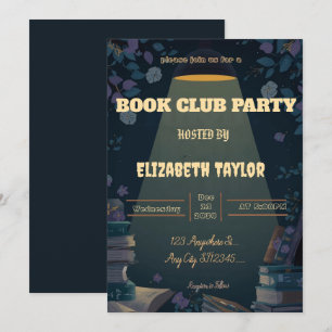 Book Club Party Invitation – Cozy Reading Night
