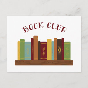 Book Club Postcard