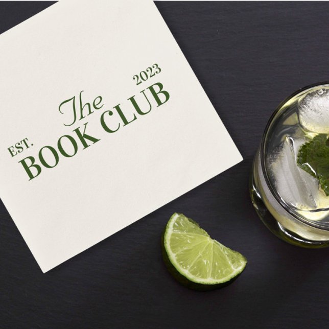 Book club themed party  napkin (Creator Uploaded)