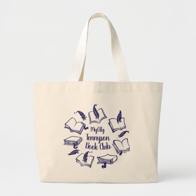 Book Club Tote Bag (Customisable) (Front)