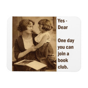 Book club, yes dear magnet