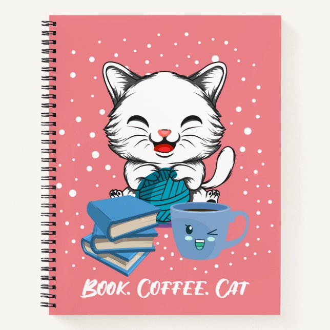 Book Coffee Cat (Front)