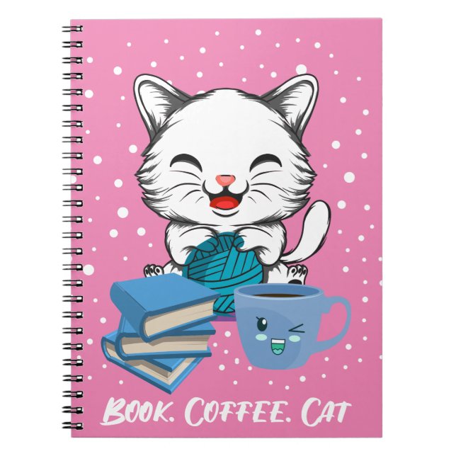 Book Coffee Cat (Front)