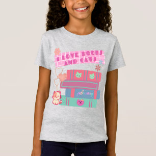 Book Coquette - Cat Lovers 2026- Cut Girly Heather T-Shirt