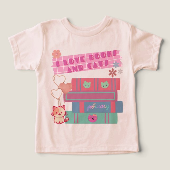 Book Coquette - Cat Lovers - Cut Peach Triblend (Design Front)