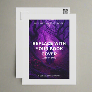 Book Cover Artwork Author Writer Advertising  Postcard