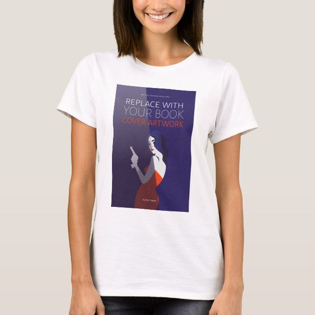 Book Cover | Author Book Launch Promotional T-Shirt (Front)