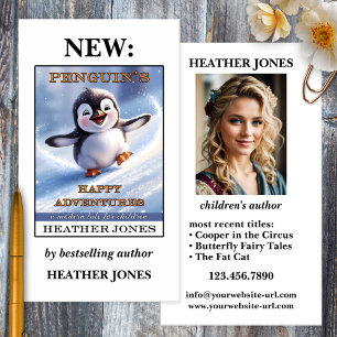 Book Cover Photo Children's Author Business Card