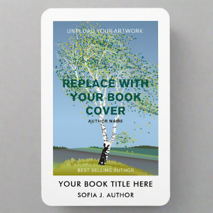 Book Cover Promotion l Modern Writer Book Signing  Magnet