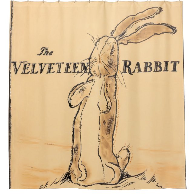 Book Cover - The Velveteen Rabbit Shower Curtain (Front)