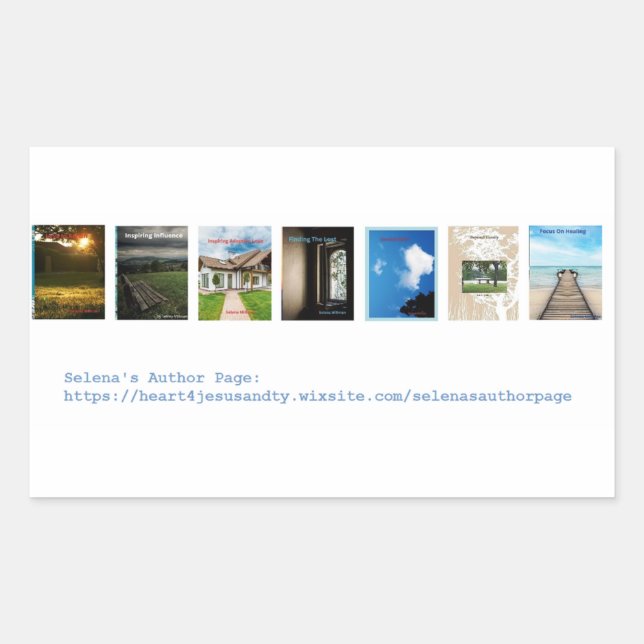 Book Covers Rectangular Sticker (Front)