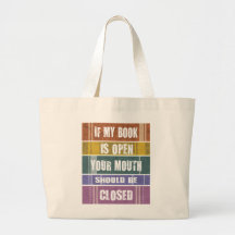 Book Design Tote Bag