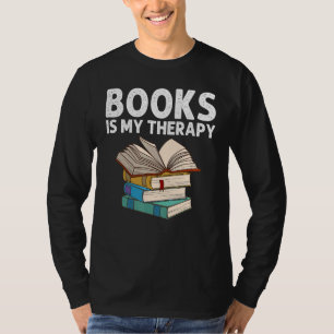 Book  Designs For Men Women Librarian Reading Fan T-Shirt