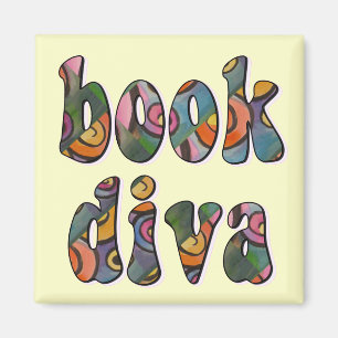 Book Diva 2 Magnet