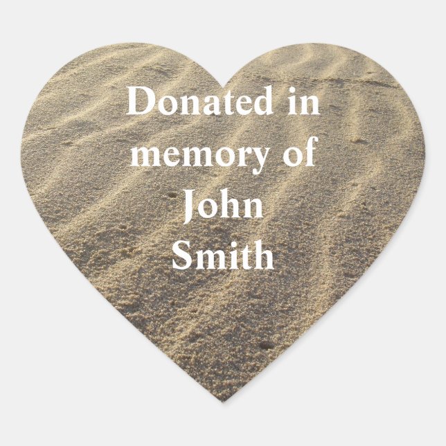 Book Donation  Sticker Sand (Front)