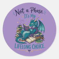 Book Dragon Reading Lover Not a Phase Lifelong Cho