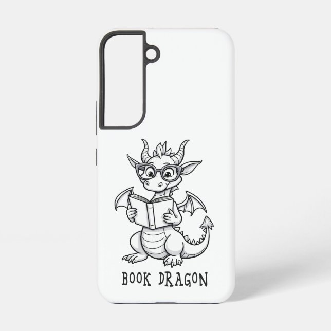 Book dragon samsung galaxy s22 case (Back)