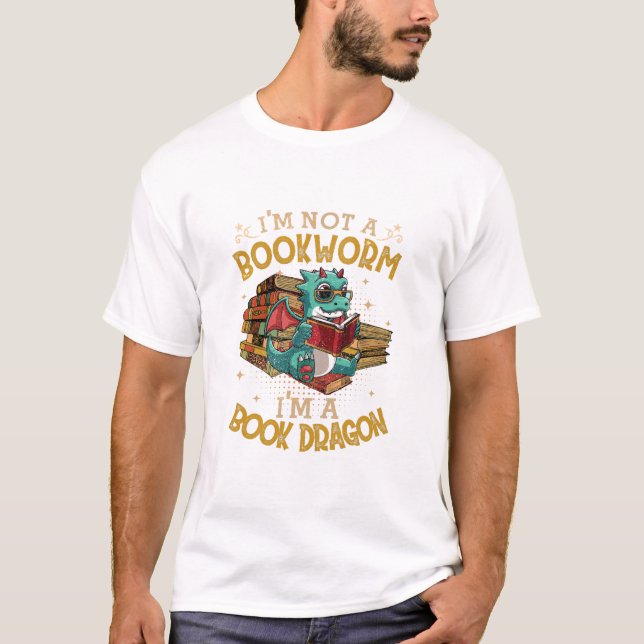 Book Dragon T-Shirt (Front)