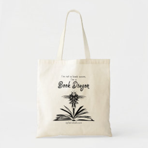 Book Dragon Tote Bag