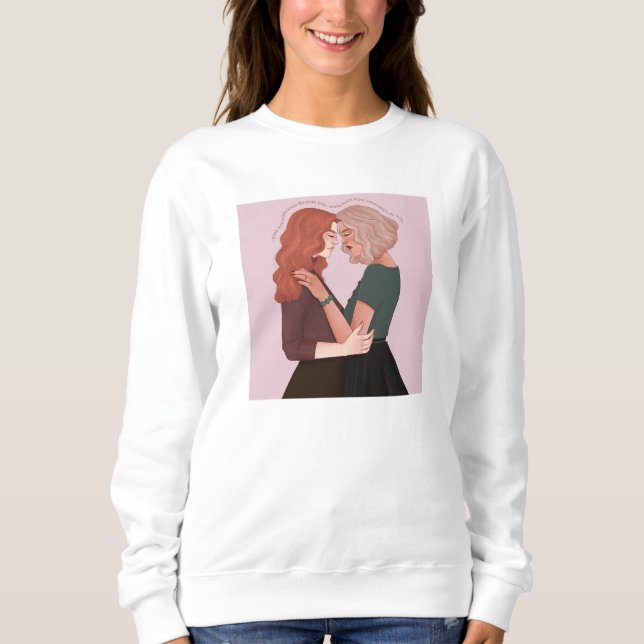 book - evelyn hugo    sweatshirt (Front)