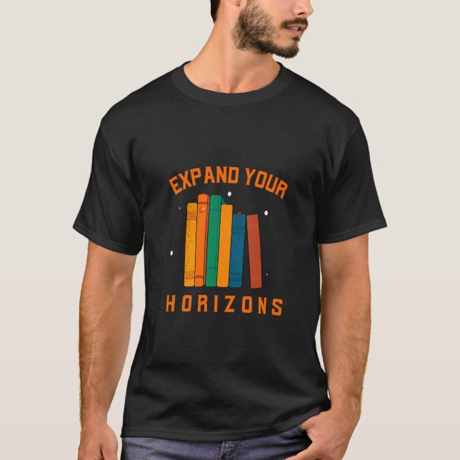 Book : Expand your horizon T-Shirt (Front)