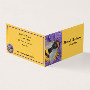 Book Fold Business Cards Honeybee