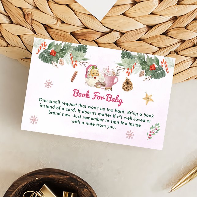 Book For Baby Cookies Santa Christmas Party Enclosure Card (Creator Uploaded)