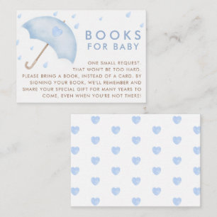 Book for Baby Sprinkle Baby Shower Enclosure Card