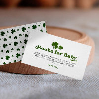 Book for Baby St. Patrick's Day Baby Shower