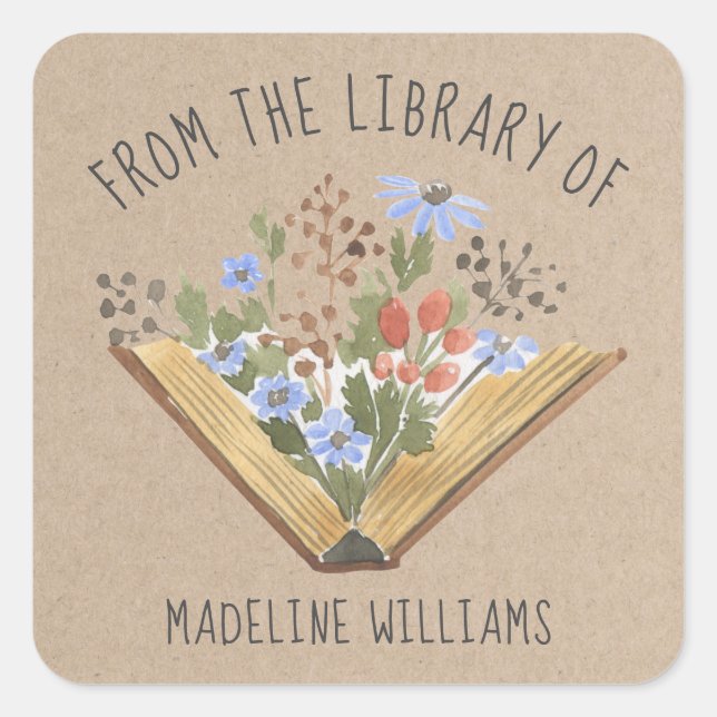 Book From the Library Of Bookplate Label (Front)