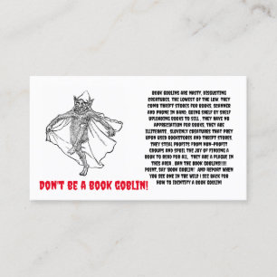 Book Goblin Card 