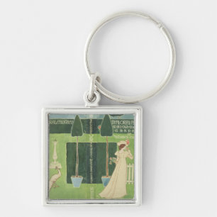 Book Jacket design for 'A Floral Fantasy in an Old Key Ring