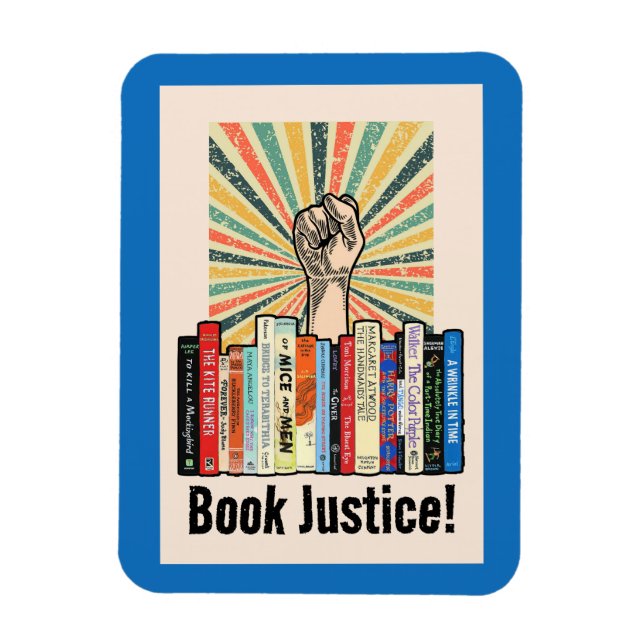 Book Justice! Magnet (Vertical)