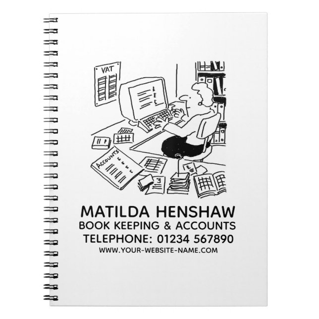 Book Keeping & Accounts Notebook (Front)