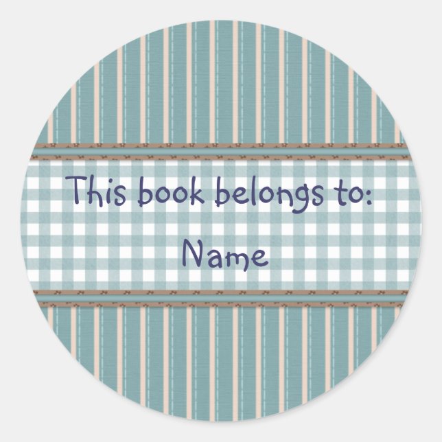 Book Label (Front)