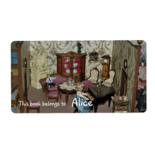 Book Labels with unique toys