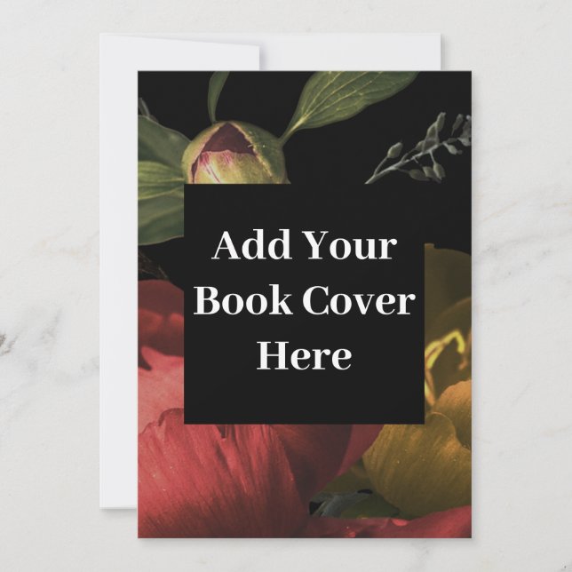 Book Launch Announement Mailing Display flat card (Front)