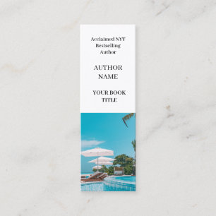 Book Launch   Author Mini Promotional Design Mini Business Card