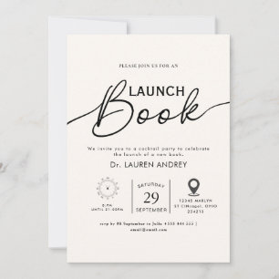 Book Launch Invitation