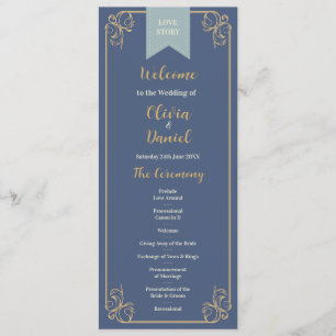 Book Library Wedding Menu Ceremony Details