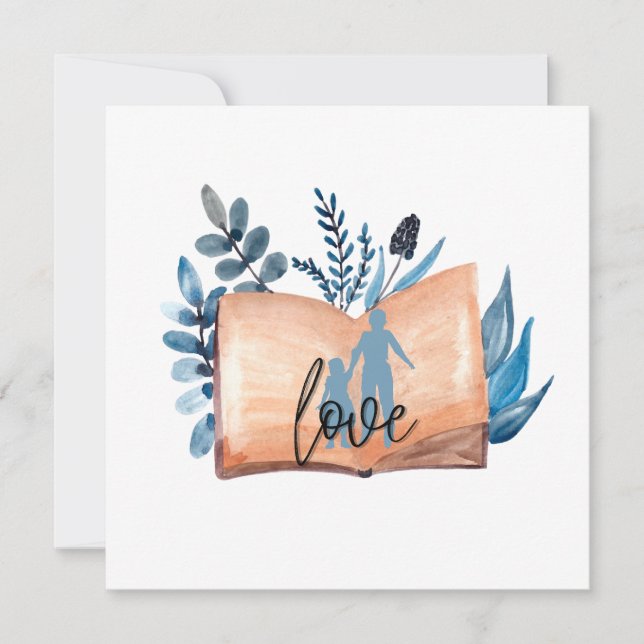 Book Love Invitation (Front)