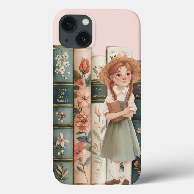Book Lover | Anne of Green Gables | Floral Books Case-Mate iPhone Case (Back)