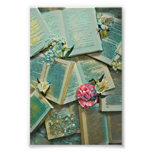 Book lover artwork photo print