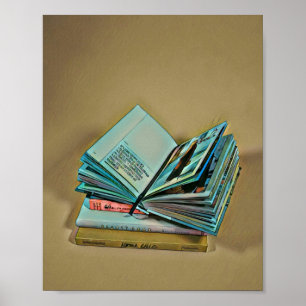 Book lover artwork poster