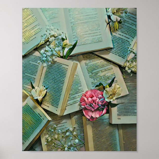 Book lover artwork poster (Front)