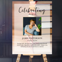 Book Lover Celebration of Life Your Photo Funeral